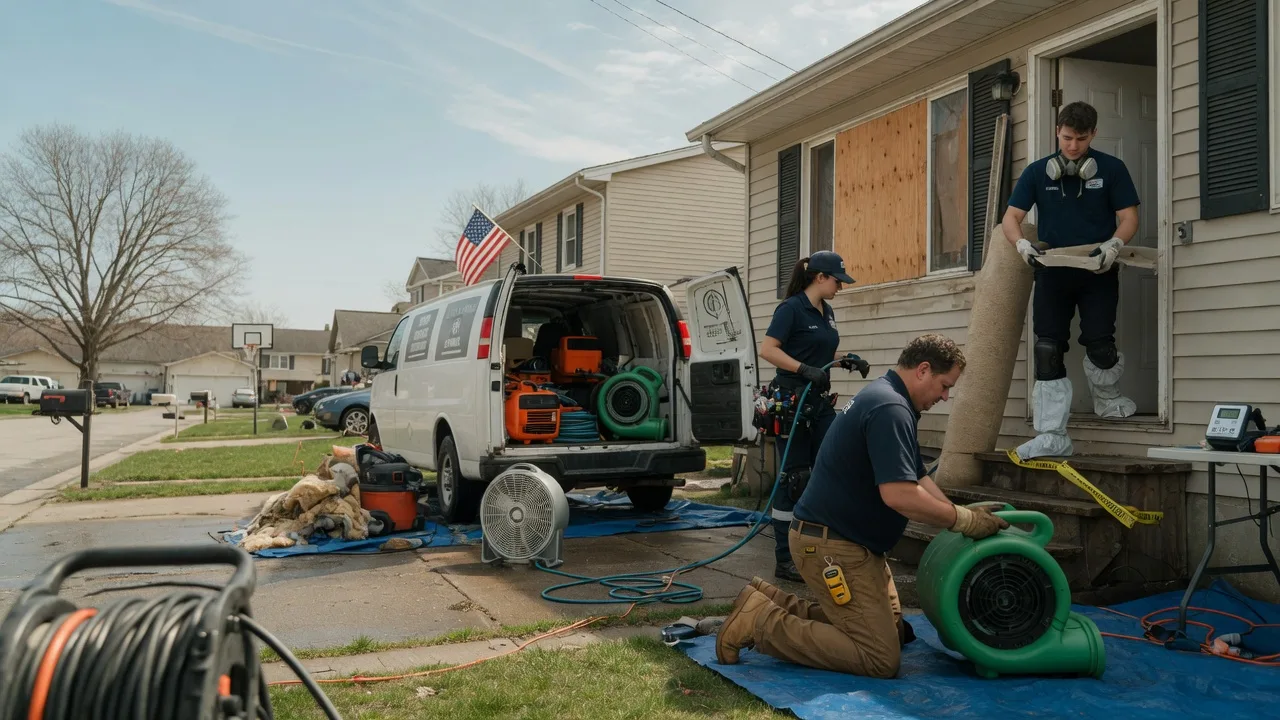 Water Damage Restoration in Calvin, PA near me